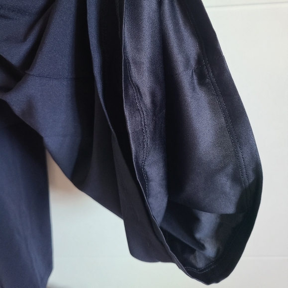 Halston Felix Matte Jersey Jumpsuit, Size 6, Navy, NWT - Picture 13 of 16